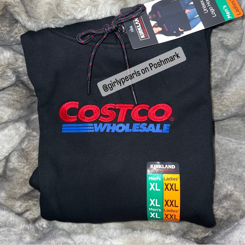 Kirkland Signature Costco Wholesale Logo Unisex Hoodie Sweatshirt NEW